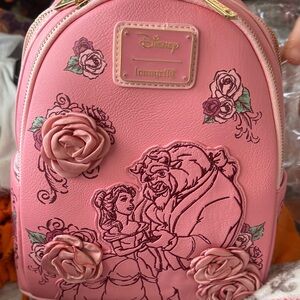Loungefly Disney Pink Rose Backpack